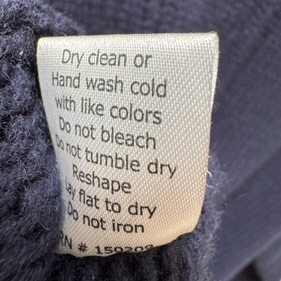 La Ligne 2X Solid Marin Sweater, Navy - Picture 6 of 8